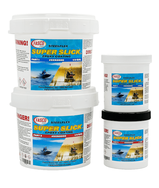 Super Slick 9XN2000 Epoxy Bottom Coating Gallon Kit (Case)