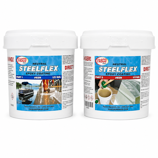 FASCO 9XN Steel Flex Epoxy Coating Neutral Gallon Kit